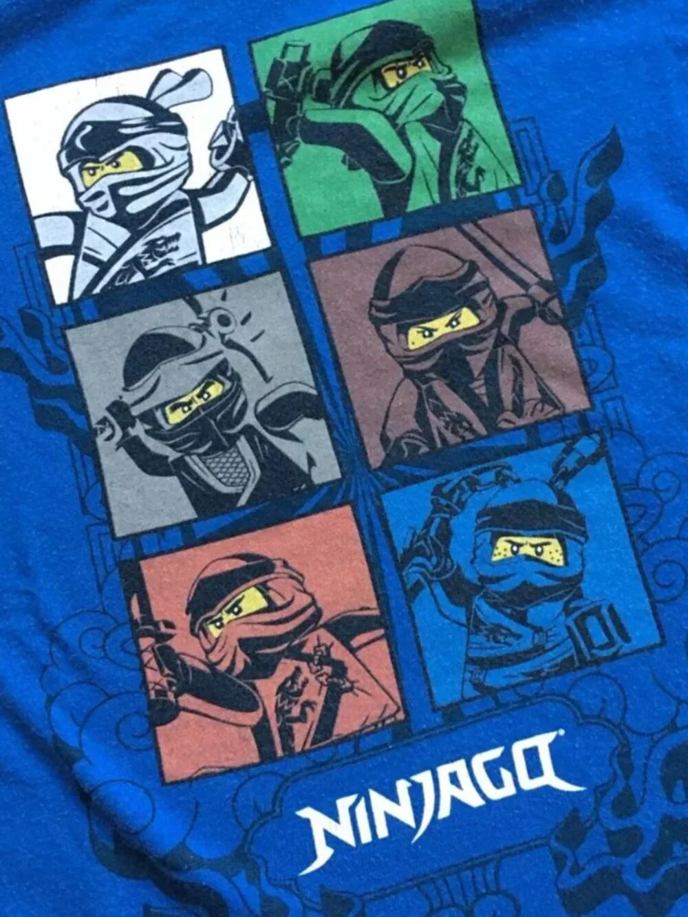 Lego Ninjago Boys T-Shirt Blue 7T
